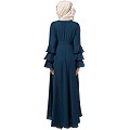 Umbrella abaya with bell sleeves- Teal Green Umbrella abaya with bell sleeves- Teal Green